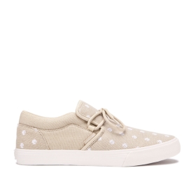 Supra CUBA Lave Sneakers Dame Mojave/Mojave/bein | NO-84165